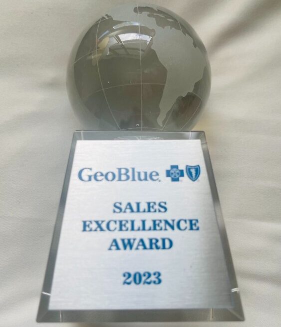 GeoBlue sales award Superyacht Insurance Group